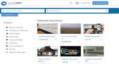 Desktop Screenshot of anuntul-online.ro